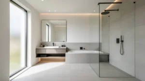 salle de bain douche baignoire