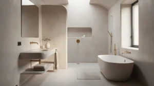 salle de bain tadelakt